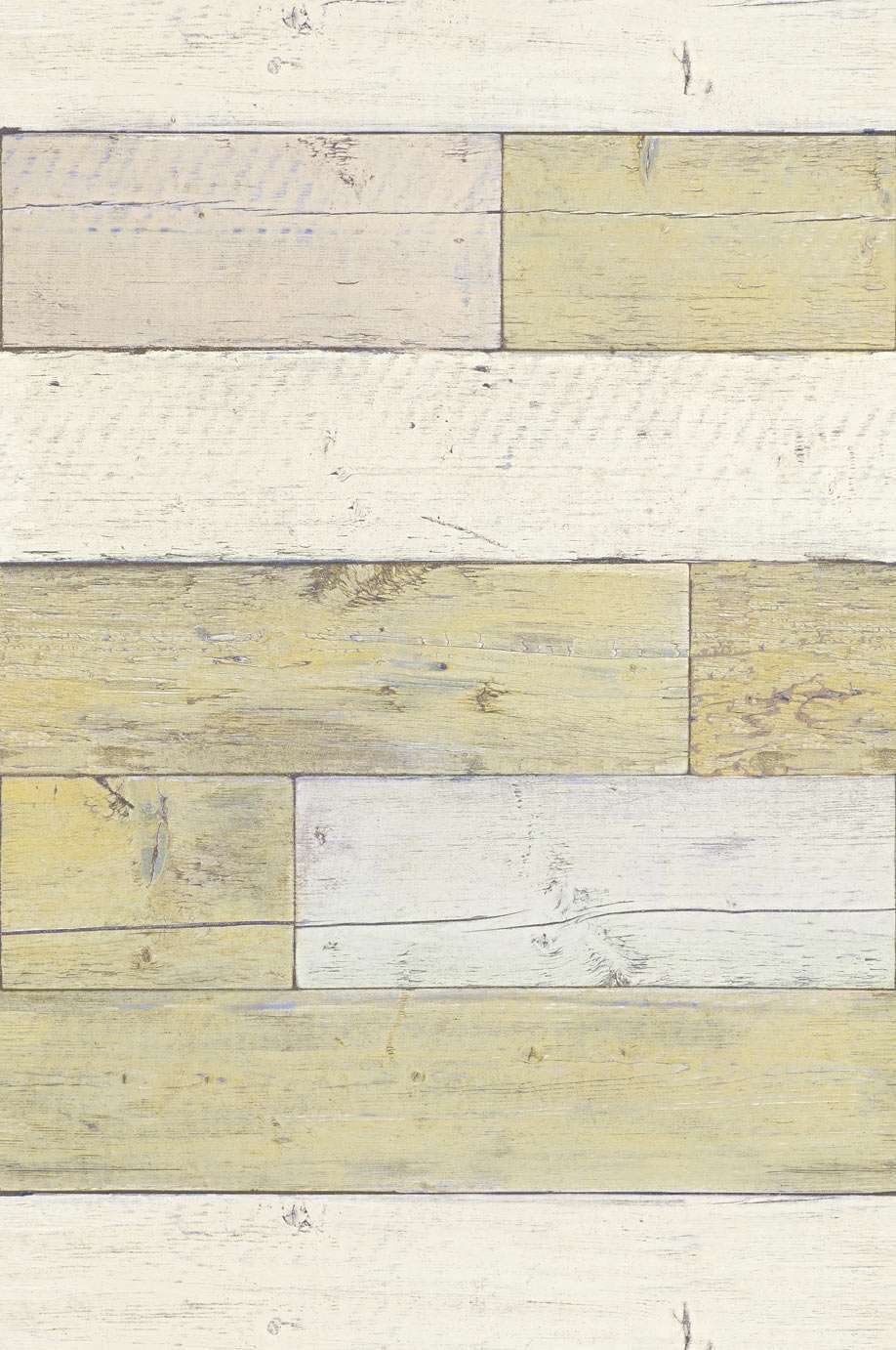 Фототапет „Faded Wood Honey“ — избледняла дървена текстура в бежово-зелени тонове, изглед на мотива