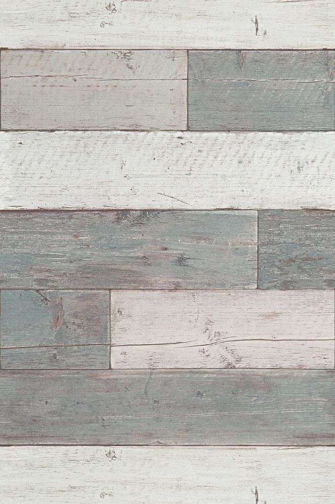 „Faded Wood Greyn“ — изветряла дървена дъска в сиво-синкава гама, изглед на мотива