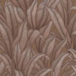 Тапет 10371-48 с тропически листа в кафяво и бронз на флис основа, Fashion for Walls 4