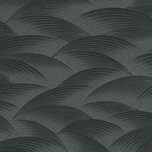 Тапет 10372-15 с 3D вълнообразен геометричен мотив в черно, Fashion for Walls 4